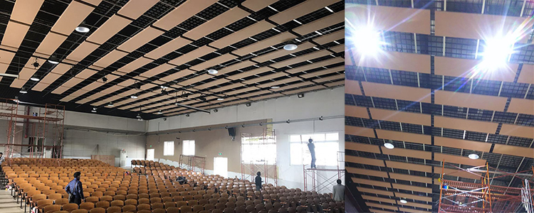 韶關(guān)中學禮堂吸音工程