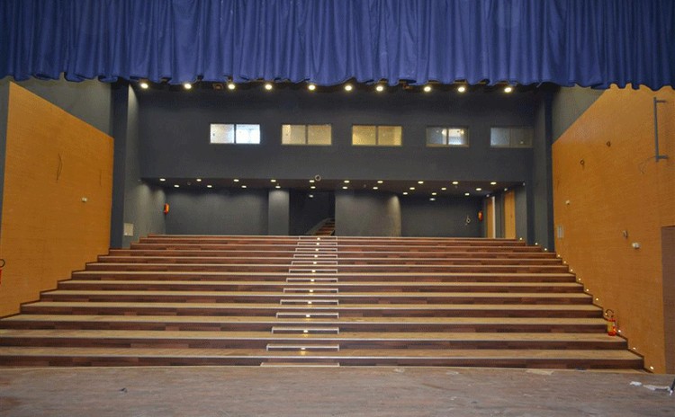 河南濮陽文化中心槽木吸音板聲學(xué)工程-0