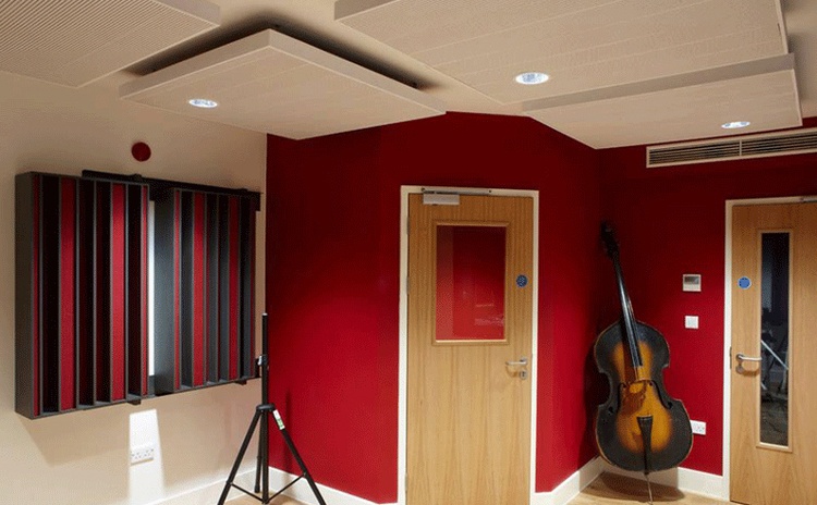 安徽黃山音樂(lè)室吸聲體聲學(xué)工程-0